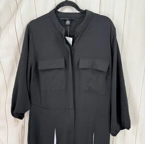 Ashley Stewart Women’s 22/24W Black Maxi Dress New