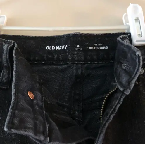 Old Navy Petite Mid Rise Boyfriend Jeans