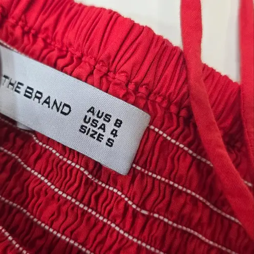 Faithfull the Brand Madella Midi Dress in Cherry Tomato