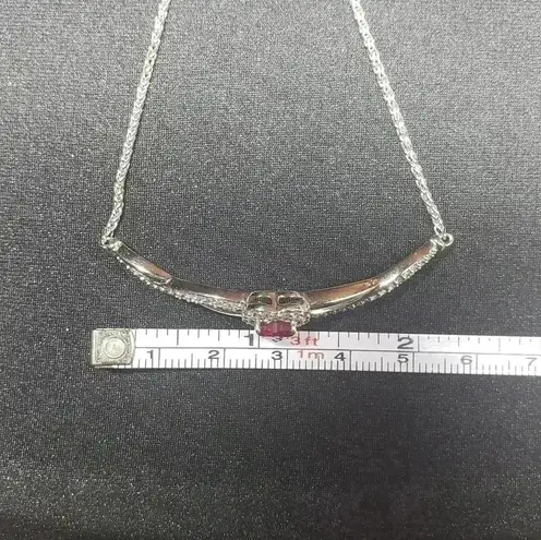 Kay Jewelers Bolo Bracelet Lab-Created Ruby Sterling Silver