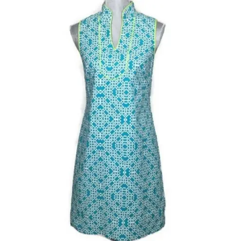 Vince Camuto abstract print sleeveless dress