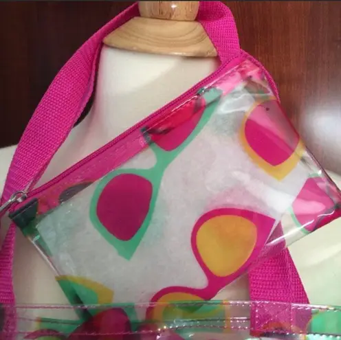 Sunglasses Theme Tote + Pouch Pink