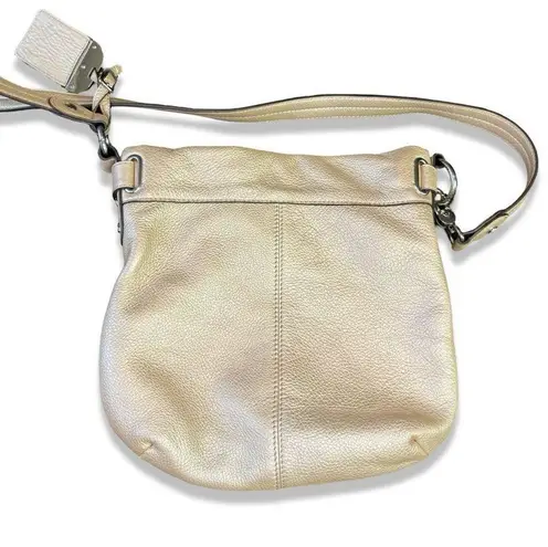 Aimee Kestenberg SOFT METALLIC GOLD PINCH QUILT CROSSBODY BAG PURSE