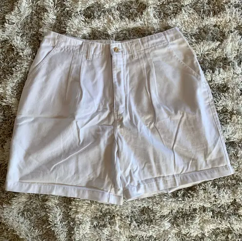 Northern Reflections Vintage White High Waisted Denim Mom Shorts Jean Shorts