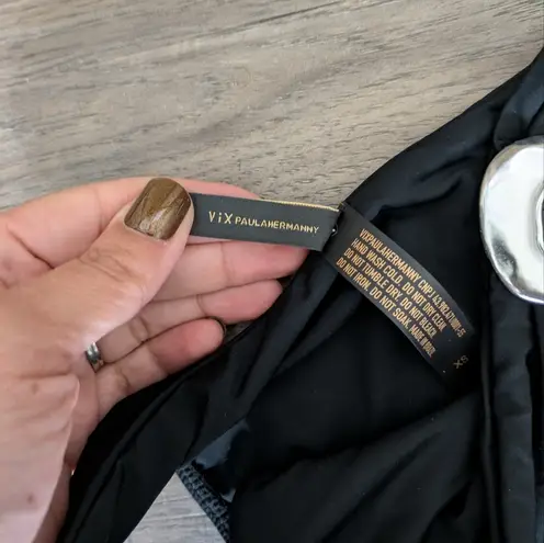 Vix By Paula Hermann Black Bikini Bottom Sz Xs