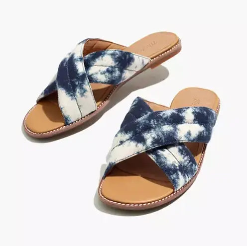 Madewell The Skyler Slide Sandal in Tie-Dye