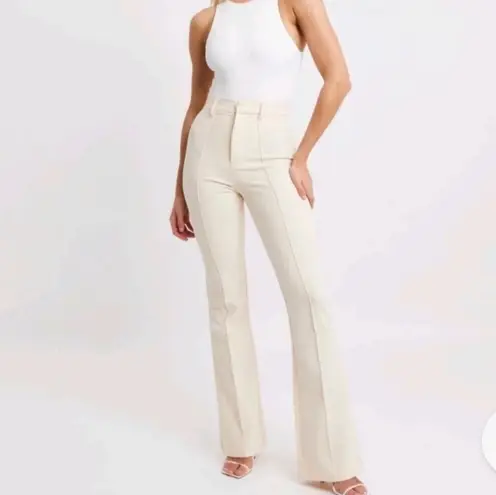 NEW Because of Alice BOA Wide Leg Suit Trousers Dusty Rose M Pink Size M