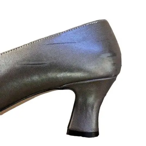 Vintage Annie Heels Womens 7.5M Gently Used Gray Unique Size 7.5