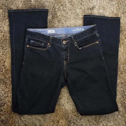 Gap  1969 Dark Indigo Wash Sexy Boot Cut Jeans 6