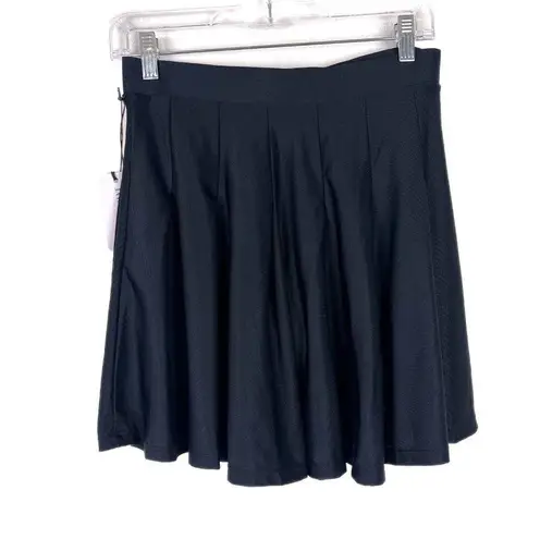 We Wore What NWT Pleated Tennis Skort Mini Black Size Medium M NEW $98