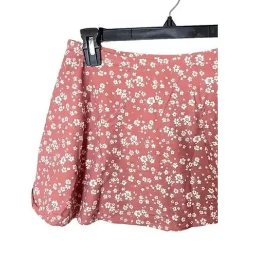 ANDIE NWT Ditsy Floral Rose Sarong Swim Cover Up Side Tie Bottom S Pink #3416