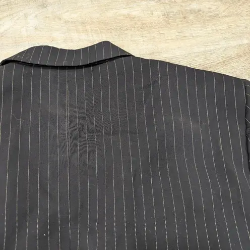 Dolce & Gabbana  Black Striped Blazer Size 46