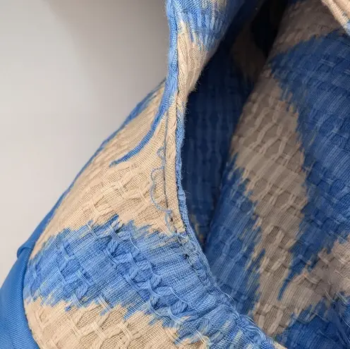 Taylor Dress Circle Geometric Blue Cream Size 2 Hoco Wedding Party Brunch