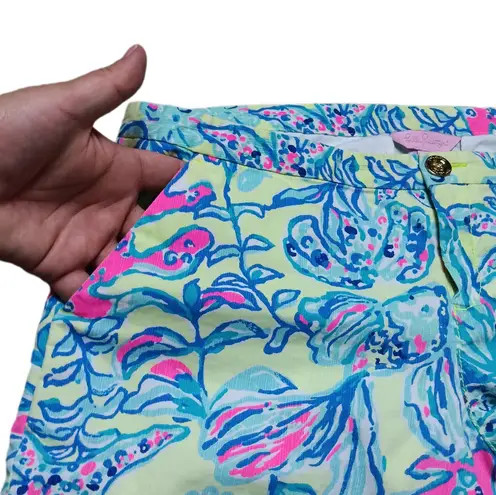 Lilly Pulitzer Adie Shorts Swim Up Lemon Drop Size 6 *DEFECT - READ*