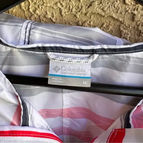 Columbia Stripe Windbreaker