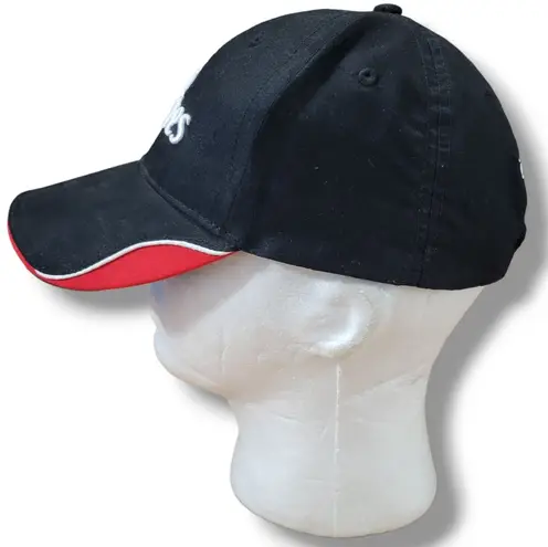 Fly Emirates Hat OSFM Fly Emirates Cap Adjustable Strap Back Hat Embroidery Logo Black Size One Size