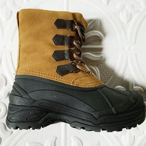 Khombu Thermolite Ladies Snow-boots Tan Severe Winter NEW Women’s Size 6