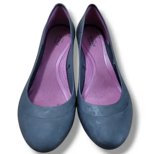  Shoes Size 7 US Women's Crocs Lina Wedge Pumps Dual Comfort Slip On Wedges Women's Shoes - Image 3