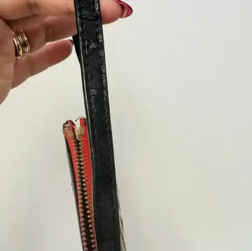 Spartina 449 SPARTINA Daufuskie Island Wristlet, Black Tan Geometric Design