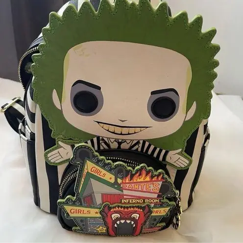 Lounge Fly Beetlejuice Dante’s Inferno Funko Pop Mini Backpack GID**READ***