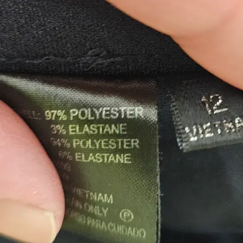 Preston & York Navy 3/4 Length Skirt