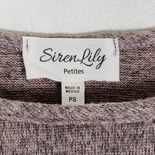 Siren Lily petites top Fairycore floral Soft Dolman short sleeve tight knit S