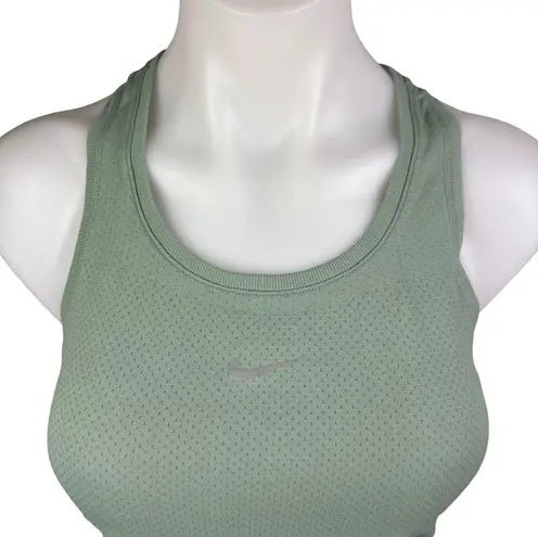 Nike  Dri Fit Women's Mint Green Round Neck Racerback Workout Tank Top Size S