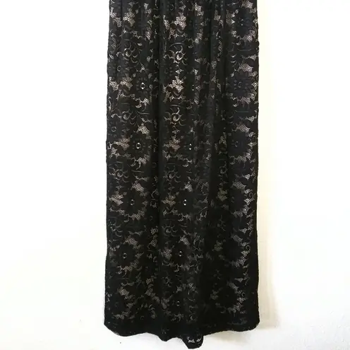 Candalite floral lace long dress Size S