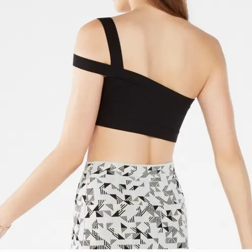 BCBG MaxAzria Jacky One Shoulder Crop Top