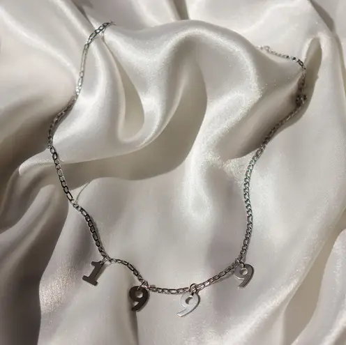 Boutique Silver Year Necklace