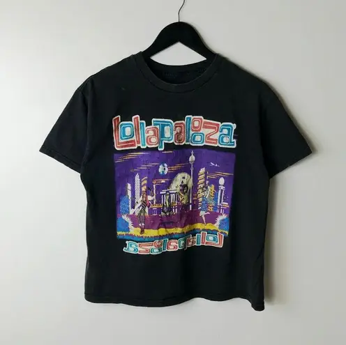 2017 Lollapalooza Muse Wiz Khalifa T Shirt Womens Graphic Tee Music Festival Size M