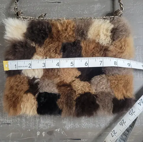 Peruvian Connection Alpaca Fur Crossbody Purse