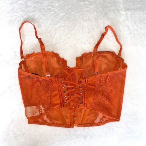 Edikted - Orange Lace Corset