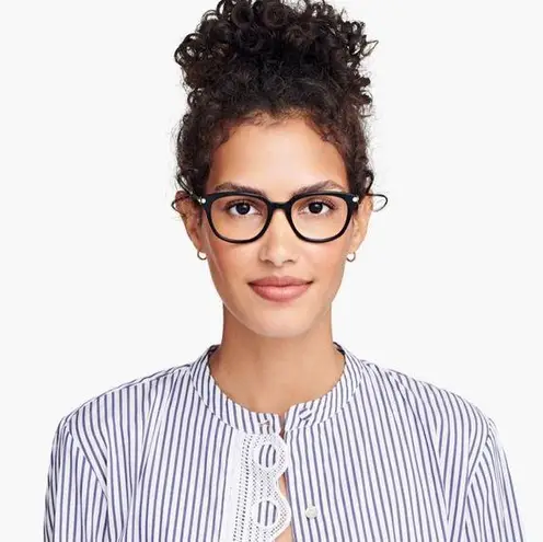 Warby Parker  Maeve Glasses in Jet Black with Rose Gold