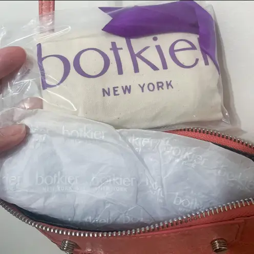 Botkier NWT Leather Logan Crossbody Bag/Wristlet Clutch - Grapefruit - Image 6