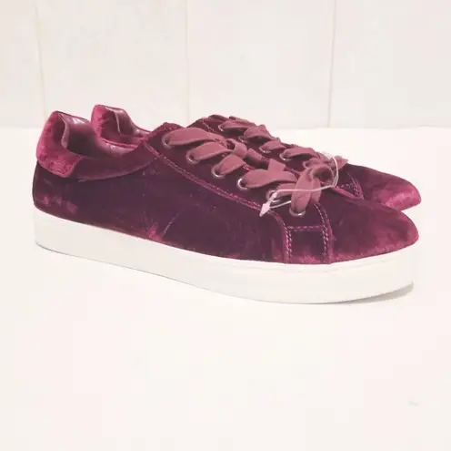 Circus by Sam Edelman Sam Edelman Shoes Sneakers Cranberry Velvet Shoe 8.5