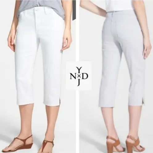 NYDJ Lift Tuck Technology White Crop Jean Pants