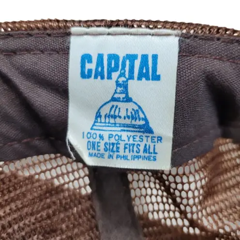 Capital Vintage Hat OSFM Vintage Berryman's Mills Trucker Hat Snap Back Cap By Adult Unisex Hat