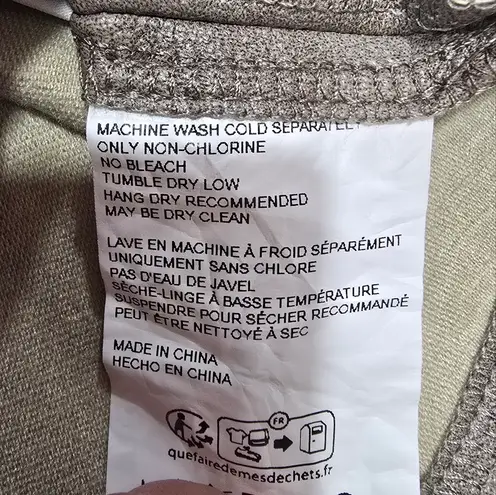 Zemeta Attic Box Tie Micro Skirt in Taupe Tan Size XS