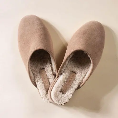 Brochu Walker The Soho Mule Slip On Shoes Suede Tan Size 9