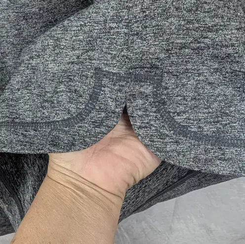 J. Jill Size XL Fit Marled Shirttail Dress Gray/Black Heather Gray