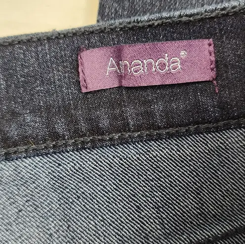 Gloria Vanderbilt Amanda Classic Rise Tapered Leg Jean Dark Blue Size 12 Short