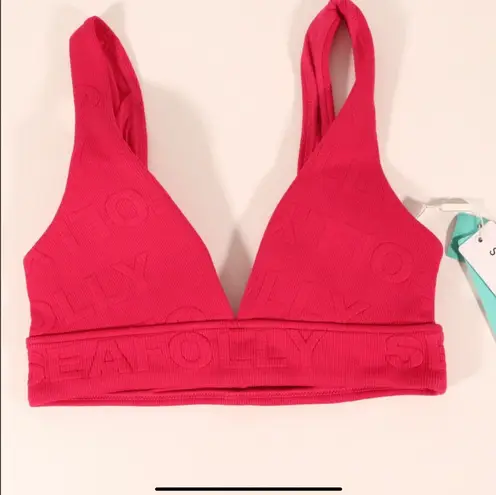 Seafolly NWT X Revolve Your Type V Neck Bikini Top