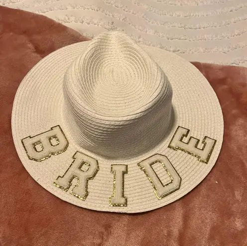 Mud Pie BRIDE FEDORA WHITE