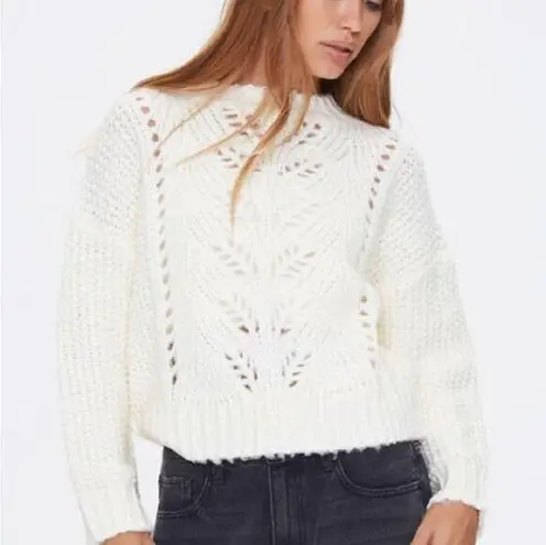 Forever 21 ✨ Marled Open Knit Sweater ✨