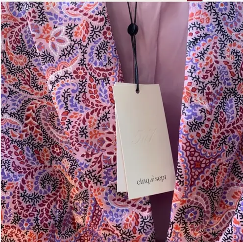 Cinq à Sept Cinq a Sept Estelle Paisley Satin Blazer