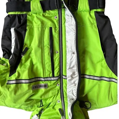 Obermeyer Bright Green Ski Snow Jacket Coat Womens Size 6
