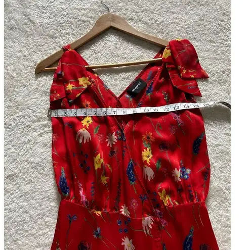 The Kooples NWOT Women's Asymmetrical Midi Dress with Floral Print