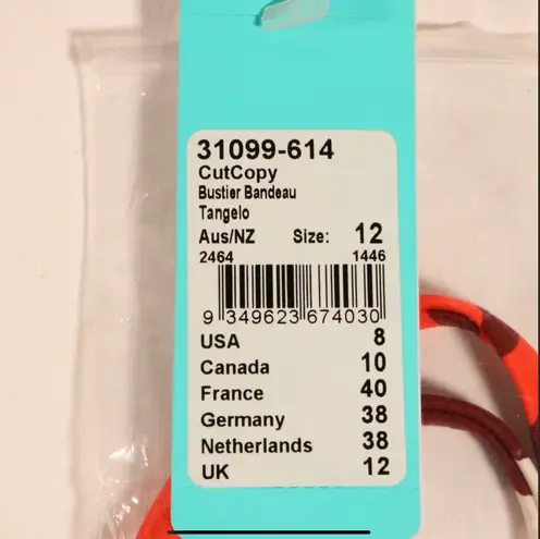 Seafolly NWT Cut Copy Bustier Bandeau