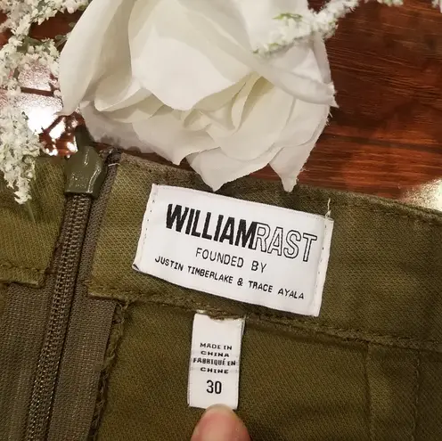 William Rast  Military Olive Skirt Junior 30